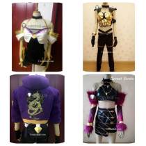 Commssion League of Legends KDA Skins Akali KaiSa Ahri Evelynn Cosplay Costumes Shoes