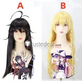 New Touhou Project Kirisame Marisa Golden Houjuu Nue Black Styled Cosplay Wig