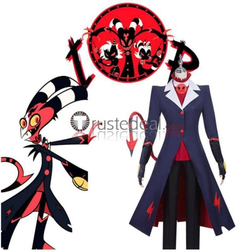 Helluva Boss Blitzo Buckzo Dark Blue Cosplay Costume