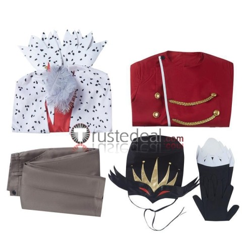 Helluva Boss Stolas Red Suit Cosplay Costume