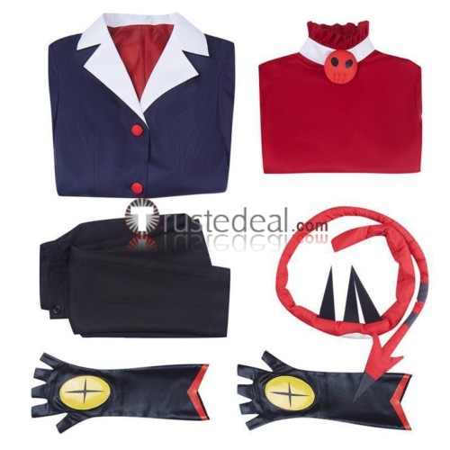 Helluva Boss Blitzo Buckzo Dark Blue Cosplay Costume