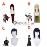 Fate Grand Order FGO Sherlock Holmes Kyokutei Bakin Thrud Alice Kuonji Blonde Blue Styled Cosplay Wig