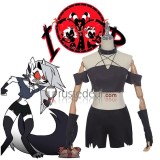 Helluva Boss Loona Black Grey Cosplay Costume