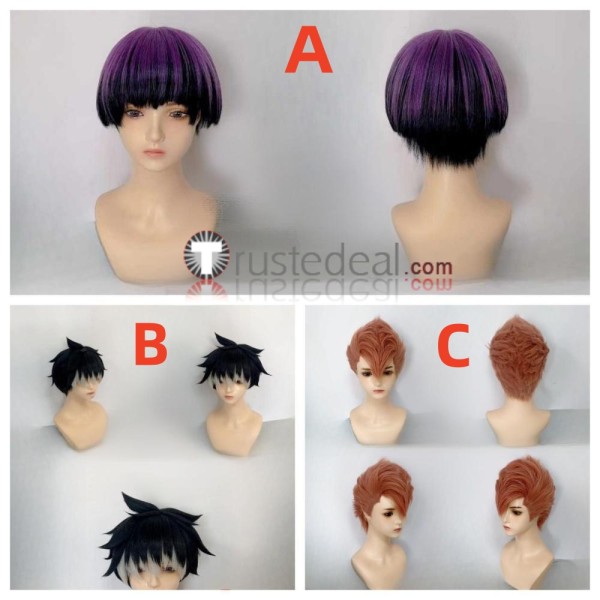 Kaiju No. 8 Monster #8 ‌Furuhashi Iharu‌ Narumi Gen‌ Hoshina Soshiro Styled Cosplay Wig