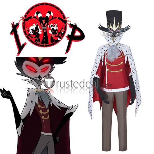 Helluva Boss Stolas Red Suit Cosplay Costume