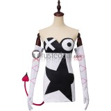 Helluva Boss Verosika Mayday Black White Dress Cosplay Costume