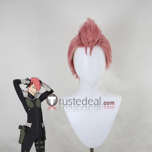 Kaiju No. 8 Monster #8 ‌Furuhashi Iharu‌ Pink Styled Cosplay Wig