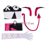 Helluva Boss Verosika Mayday Black White Dress Cosplay Costume