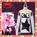 Helluva Boss Verosika Mayday Black White Dress Cosplay Costume
