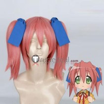Lucky Star Yutaka Kobayakawa Pink Cosplay Wig