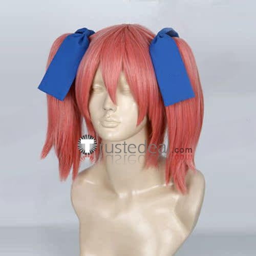 Lucky Star Yutaka Kobayakawa Pink Cosplay Wig