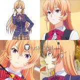 Shokugeki no Soma Terunori Kuga Arato Hisako Shinomiya Kojiro Nakiri Erina Kurokiba Ryou Pink Styled Cosplay Wig