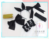 Vocaloid Miku Alice Maid Dress Blue White Cosplay Costume