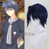 Tsuki ni Yorisou Otome no Sahou Ookura Aeon Dark Blue Styled Cosplay Wig