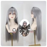 Goddess of Victory Nikke Mast Nihilister Modernia Styled Red Pink Gray Cosplay Wig