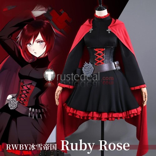RWBY Ruby Rose Little Red Riding Hood Cosplay Costume