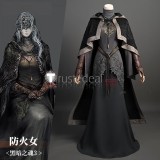 Dark Souls 3 NPC The Fire Keeper Black Gothic Cosplay Costume