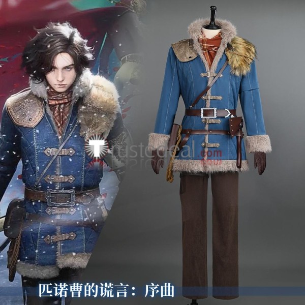 Lies of P Overture Pinocchio Blue Cosplay Costume