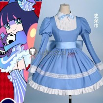 Panty Stocking with Garterbelt Stocking Blue Lolita Dress Cosplay Costume