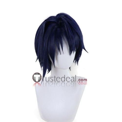Tsuki ni Yorisou Otome no Sahou Ookura Aeon Dark Blue Styled Cosplay Wig