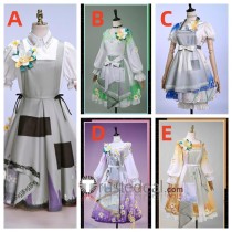 Project Sekai Colorful Stage Kagirinaku Haiiro e Close to Gray Shinonome Ena Akiyama Mizuki Yoisaki Kanade Asahina Mafuyu Kagamine Rin Flower Dress Cosplay Costume