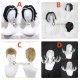Danranronpa 3 Gundham Tanaka Seiko Kimura Fuyuhiko Kuzuryu Black Grey Styled Cosplay Wigs