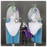 WACCA Luin Blue Grey Styled Cosplay Wig