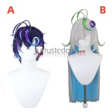 WACCA Luin Blue Grey Styled Cosplay Wig