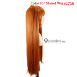 Neon Genesis Evangelion Asuka Langley Soryu Orange Brown Cosplay Wig 3