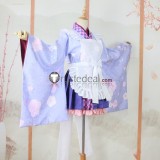 Amairo Chocolate Momose Kaguya Momose Mitsuki Kimono Dress Yellow Purple Cosplay Costume