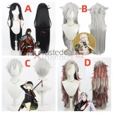 Touken Ranbu Izuminokami Kanesada Kogitsunemaru Hotarumaru Himetsuru Ichimonji Black Grey Cosplay Wig