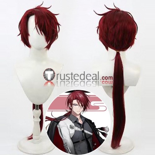 Touken Ranbu Tonbokiri Goke Kanemitsu Kyogoku Masamune Tomita Gou Red Black Golden Cosplay Wig