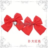 Love Live! Nico Yazawa Red Pink Hair Bows Cosplay Headdress Accessories