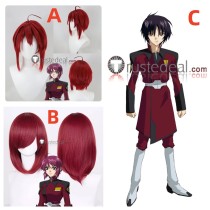 Gundam Seed Lunamaria Hawke Shinn Asuka Red Styled Cosplay Wig
