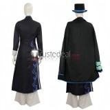 Limbus Company Cinq Assoc. East Section 3 Don Quixote Faust Black Brown Cosplay Costume