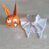Tsukimonogatari Yotsugi Ononoki Orange Dress Cosplay Costume