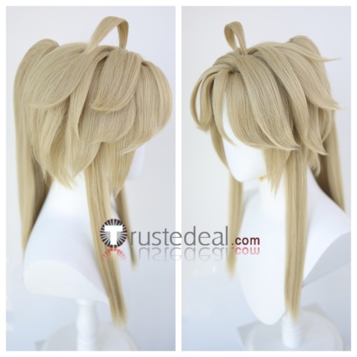 Honkai Star Rail HSR Yanqing Golden Prestyled Cosplay Wig