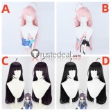 Blue Archive Takanashi Hoshino Kasumizawa Miyu Pink Black Cosplay Wig