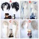 Genshin Impact Wriothesley Neuvillette Lynette Lyney Black Silver Lace Front Styled Cosplay Wig