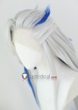 Genshin Impact Wriothesley Neuvillette Lynette Lyney Black Silver Lace Front Styled Cosplay Wig