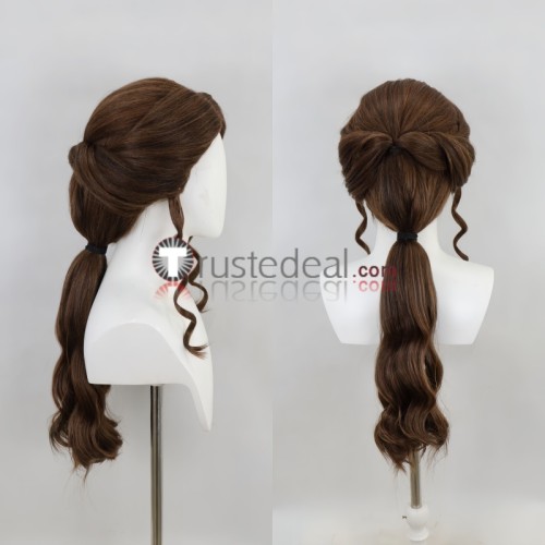 Beauty and the Beast Princess Belle Brown Styled Cosplay Wig
