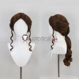 Beauty and the Beast Princess Belle Brown Styled Cosplay Wig