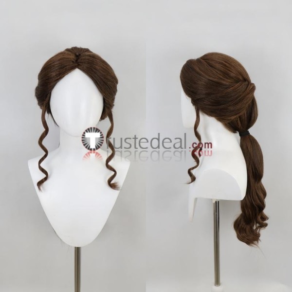Beauty and the Beast Princess Belle Brown Styled Cosplay Wig