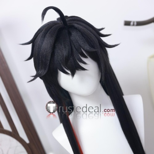 Honkai Star Rail HSR Dan Heng lmbibitor Lunae Black Blue Prestyled Cosplay Wig