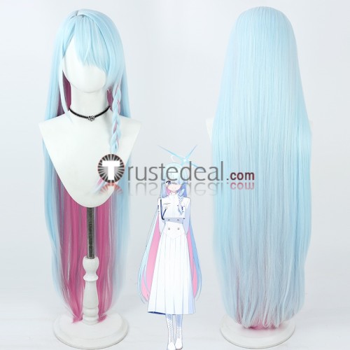 Blue Archive President Arona Shirasu Azusa Takanashi Hoshino Izayoi Nonomi Blue Silver White Cosplay Wig