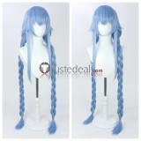 Blue Archive Waraku Chise Chinatsu Hinomiya Konoe Mina Onikata Kayoko Blue Light Green Cosplay Wig