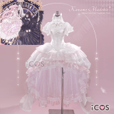 iCOS Puella Magi Madoka Magica Kaname Madoka Mahou Shoujo Barrier Akemi Homura Devil Angel Gothic Lolita White Black Cosplay Costume
