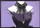 iCOS Puella Magi Madoka Magica Kaname Madoka Mahou Shoujo Barrier Akemi Homura Devil Angel Gothic Lolita White Black Cosplay Costume