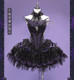 iCOS Puella Magi Madoka Magica Kaname Madoka Mahou Shoujo Barrier Akemi Homura Devil Angel Gothic Lolita White Black Cosplay Costume