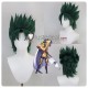 Saint Seiya Capricorn Shura Dark Green Styled Cosplay Wig